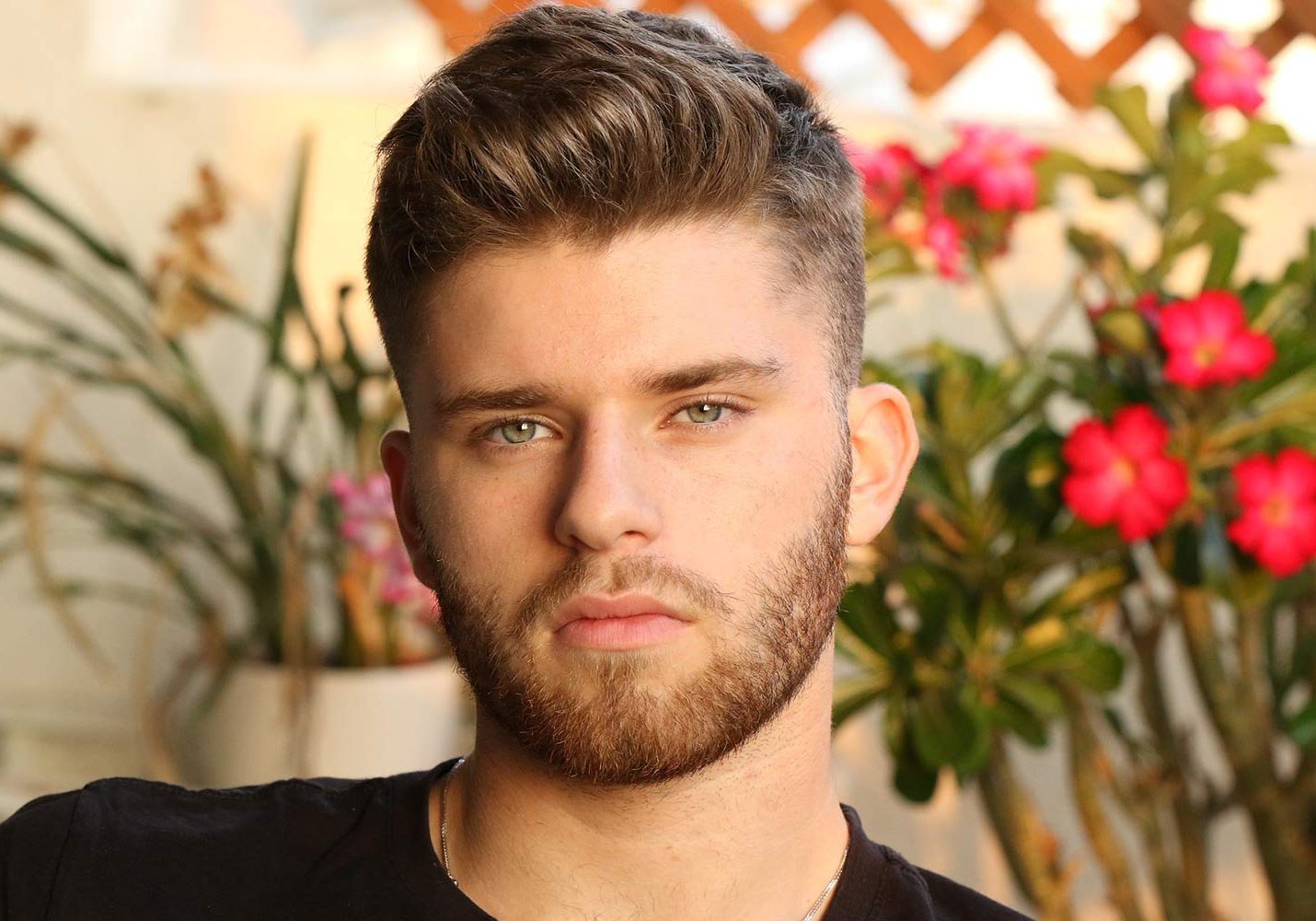 headshot of a young man